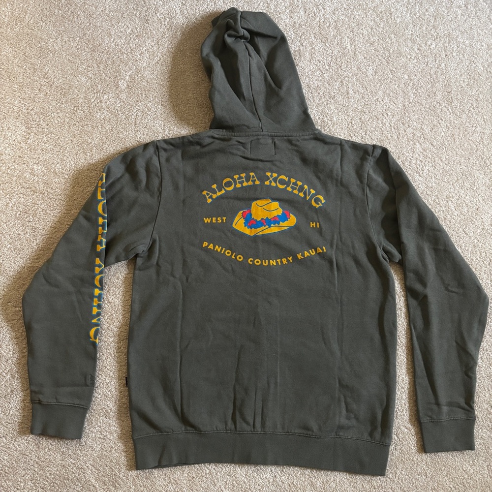 Aloha XChange Olive Graphic Hoodie